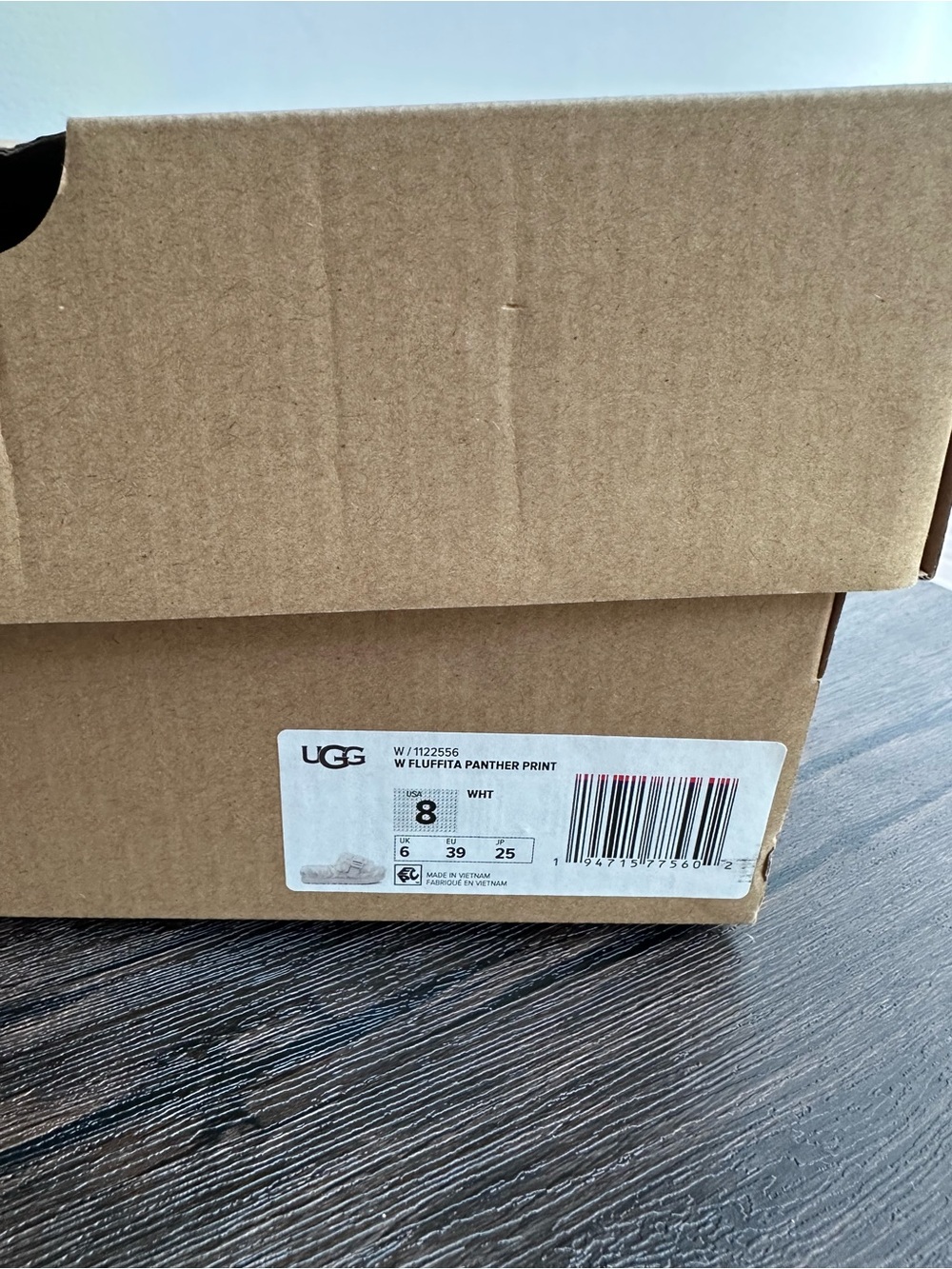 UGG Fluffita panther slide slippers NWT - Picture 2 of 6